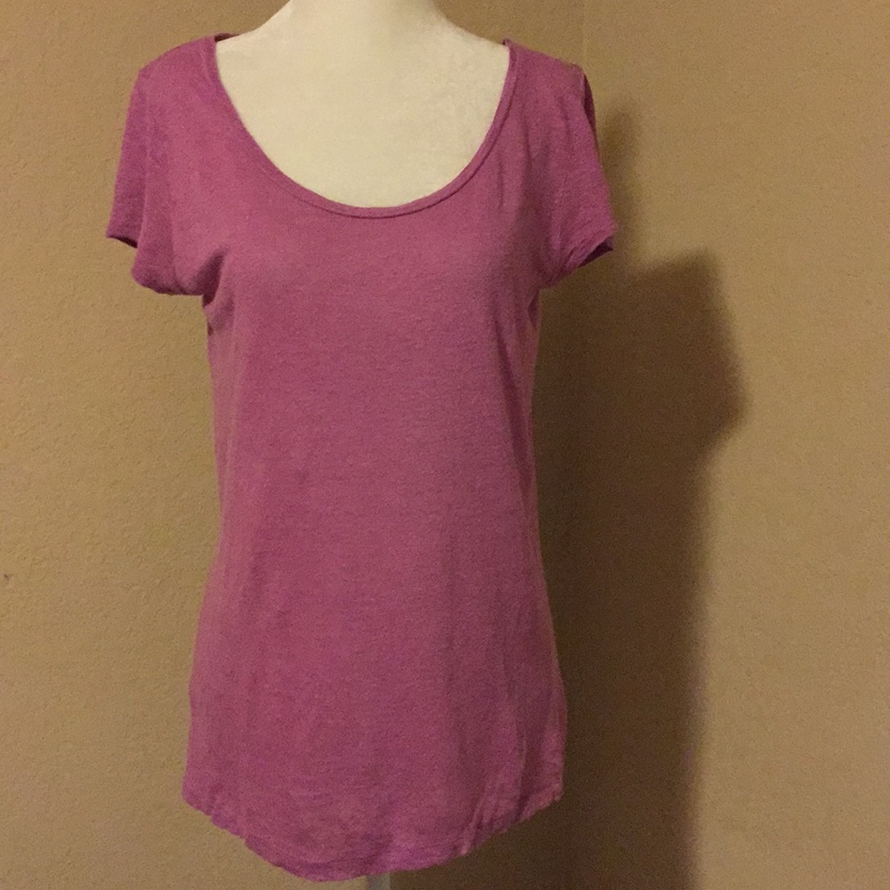 Loft Linen Scoop-neck Shirt